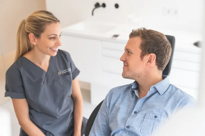 Consultation in the treatment room