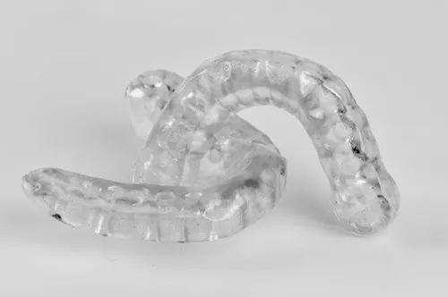 Clear bite splint